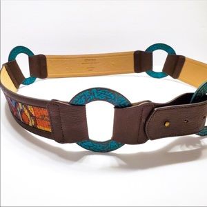 CHICO’S Boho Western Tribal Belt Size M